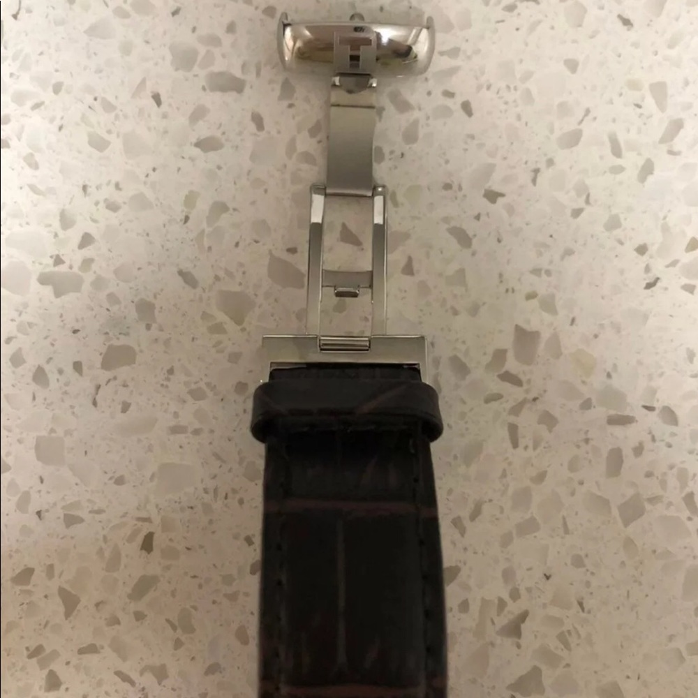 Tissot Tradition Silver Dial Brown Men's Watch - Picture 8 of 11